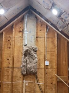 Electrical installation work for the garage upgrade and subpanel setup is being prepared